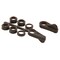 Prime-Line Universal Screen Clips, Fits Flush To 7/16 in., Plastic, Bronze (4 Pack) L 5922 - alternate 1